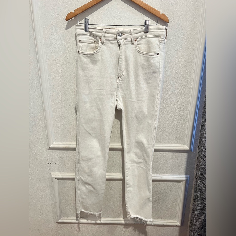 Free People White Jeans